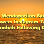 Cara Mendapatkan Banyak Followers Instagram Tanpa Menambah Following Gratis